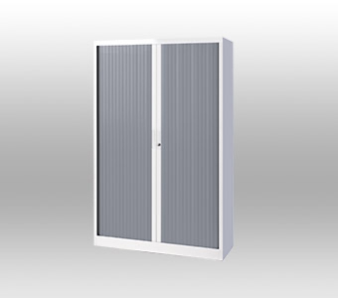 rolling door filing cabinet
